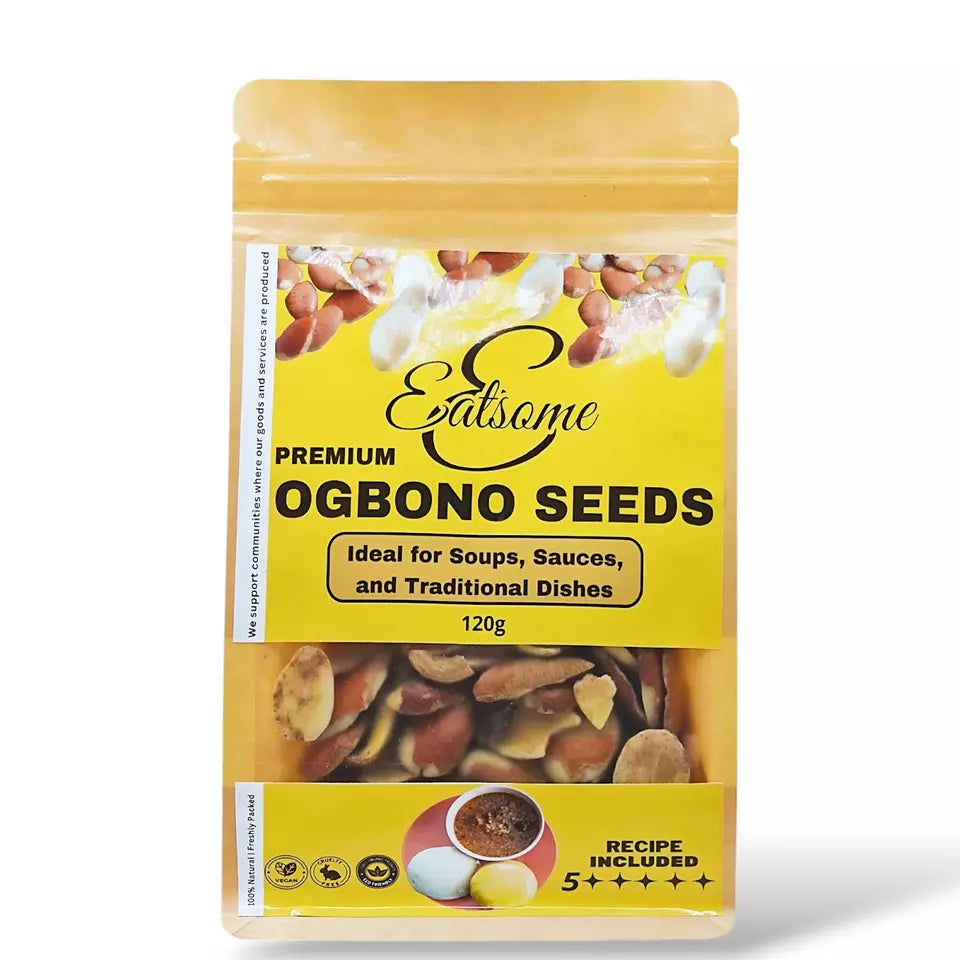 Premium Ogbono Seeds 100% Natural 120g Freshly Packed for Soups & Sauces
